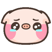Happy Pig Sticker