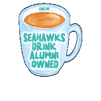 Seahawks Sticker by UNCW Alumni Association