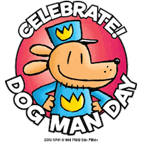 Dog Man Sticker by Scholastic