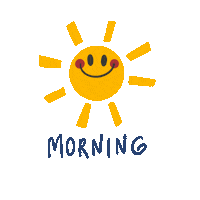 Morning Smile Sticker