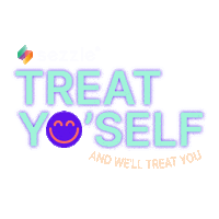 Happy Treat Yoself Sticker by Sezzle, Inc.