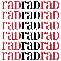 Radvocacy rad radvocacy Sticker