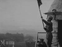 NationalWWIMuseum black and white military footage soldiers GIF