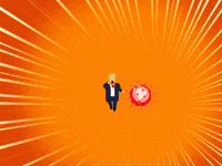 Scared Trump GIF