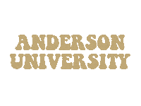 AndersonUniversitySC black gold university au Sticker