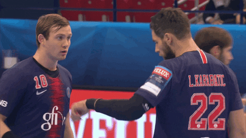 talking champions league GIF by Paris Saint-Germain Handball