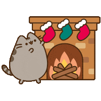 Happy Feliz Navidad Sticker by Pusheen