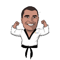 Coach Ramus Sticker by Sofia Open Taekwondo Organization