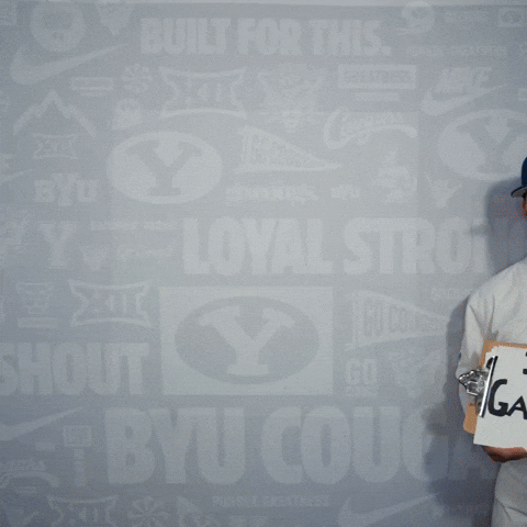 Celebration Tua GIF by BYU Cougars