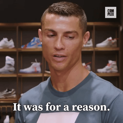 For a reason