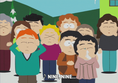 snow crying GIF by South Park 