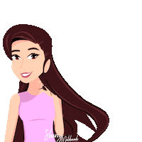 Beauty Hair Sticker by Sherry Maldonado