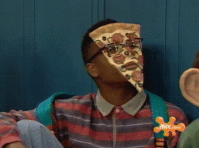 pizza face GIF
