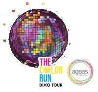 ageas-seguros run color ball mirror Sticker