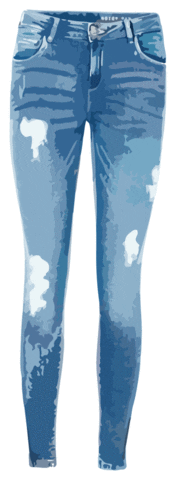 Jeans Ropa Sticker