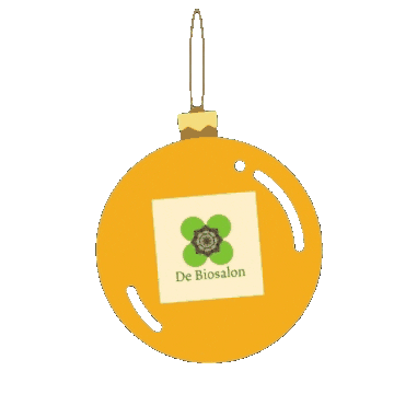 Kerstbal Sticker by De Biosalon