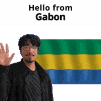 Ga Gabon Sticker
