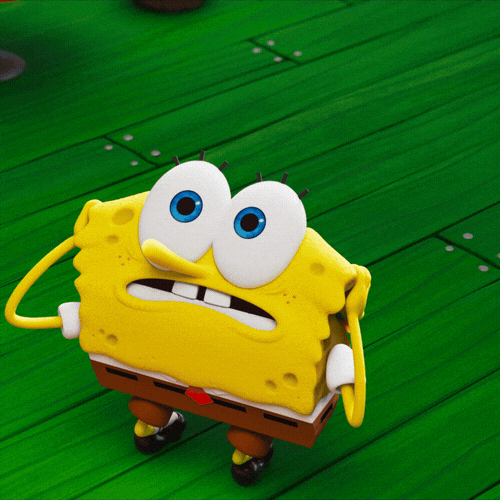 Scared Spongebob Squarepants GIF by The SpongeBob Movie: Sponge On The Run