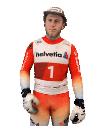 helvetia_schweiz thinking think nachdenken swiss ski Sticker