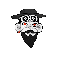 Beard Jewish Sticker by Zhot Shop