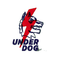 Underdog Sticker by F45TeAtatu