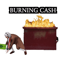 No Money Cash Sticker