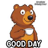 Good Day Bear Sticker by VeeFriends