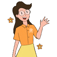 Hai Hello Sticker by BoxAreUs