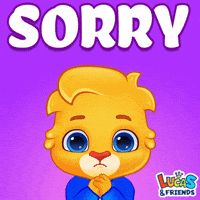 Sad I Am Sorry GIF by Lucas and Friends by RV AppStudios