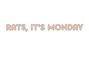 monday blues Sticker by rats worldwide