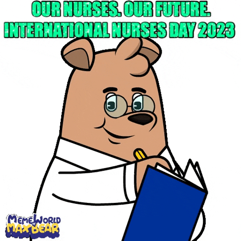 Nurses Day GIF by Meme World of Max Bear