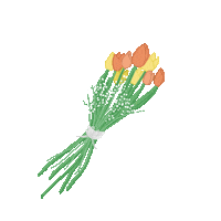 Wedding Flowers Sticker