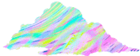 happy rainbow Sticker