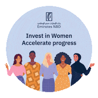 Women Invest Sticker by EmiratesNBD