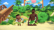 Beach Play GIF by Moonbug
