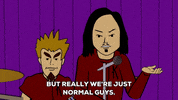 band talking GIF by South Park 