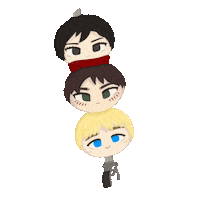 dibdabdoo attack on titan aot snk shingeki no kyojin Sticker