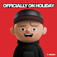 Football Fan Vacation GIF by OneFootball Heads