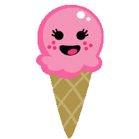 ice cream wink Sticker by Home Brew Agency