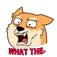 What The Wtf Sticker by Doge Pound