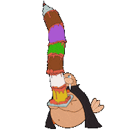 Shaved Ice Walrus Sticker by Vampire Penguin