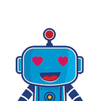 Morning Robot Sticker by Robô Ciência