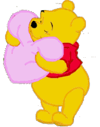 winnie the pooh hug Sticker