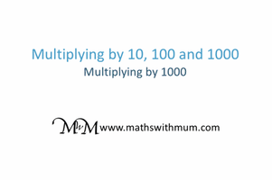 maths multiplying by 1000 GIF