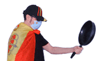 Bandera Golpe Sticker by Carne Cruda