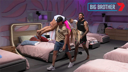 Carrying Big Brother GIF by Big Brother Australia