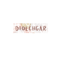 Welsh Diolch Sticker