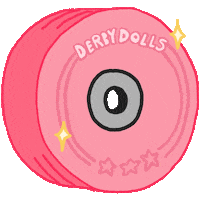Skating Roller Derby Sticker by derbydolls
