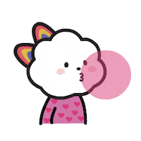 friends love Sticker by FLUFFY HOUSE