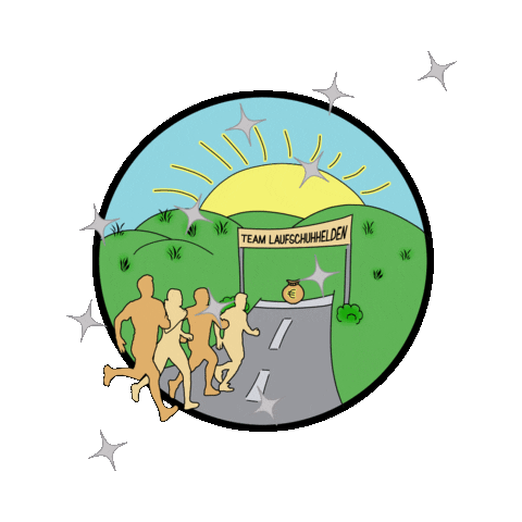 TeamLaufschuhhelden giphyupload laufschuhhelden teamlaufschuhhelden kilometerdiehelfen Sticker